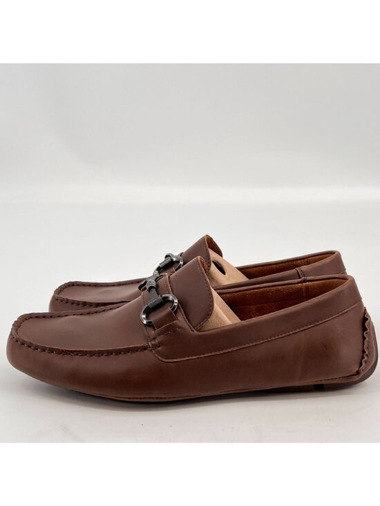Kenneth Cole Reaction Lyon Bit Driver Size 8 M Espresso Slip-On Loafer Shoe main image 12